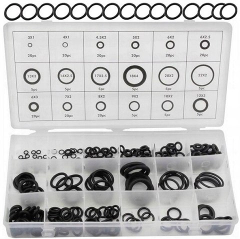 ORINGI GUMKI USZCZELKI GUMOWE 225 SZT OLEJOODPORNE