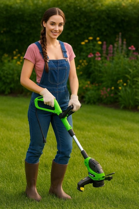 PODKASZARKA KOSA ELEKTRYCZNA DO TRAWY 1700W 300mm LEKKA WYKASZARKA NA PRĄD