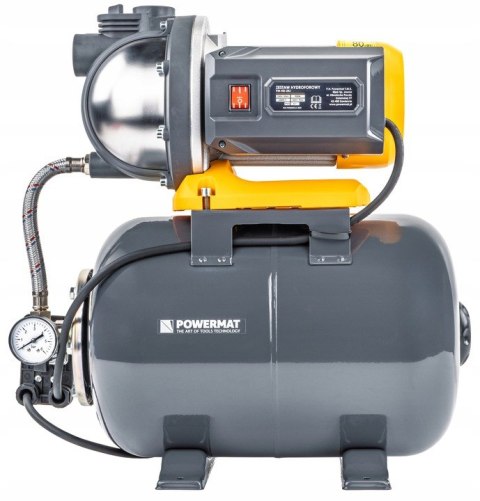 POMPA HYDROFOROWA HYDROFOR DO WODY ZBIORNIK 24L 900W WYDAJNY ZESTAW 6500L/H