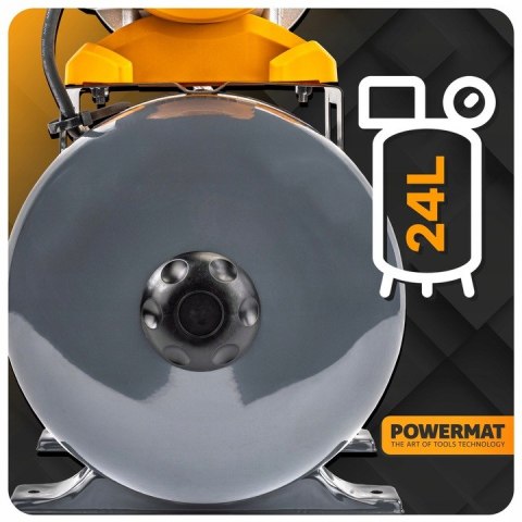 POMPA HYDROFOROWA HYDROFOR DO WODY ZBIORNIK 24L 900W WYDAJNY ZESTAW 6500L/H