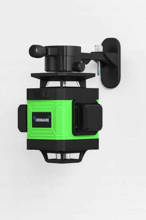 POZIOMICA LASEROWA LASER KRZYŻOWY ZIELONY SAMOPOZIOMUJĄCA 4D 360 2 BATERIE