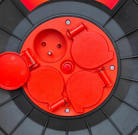 PRZEDŁUŻACZ BĘBNOWY BUDOWLANY OGRODOWY 50m 3 x 2,5mm GRUBY