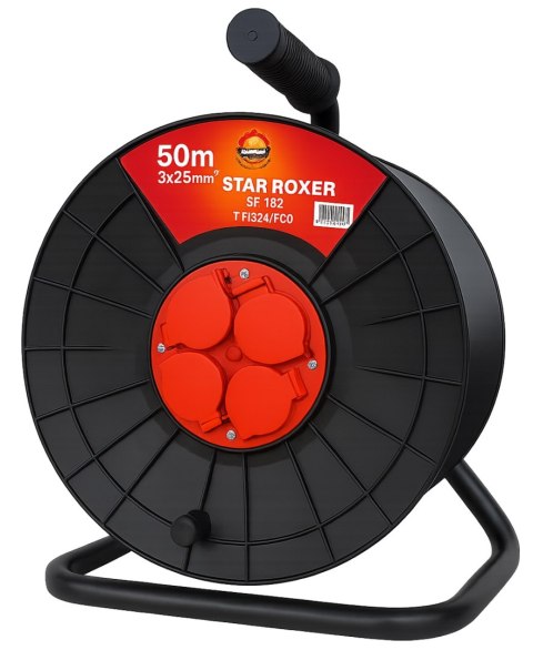 PRZEDŁUŻACZ BĘBNOWY BUDOWLANY OGRODOWY 50m 3 x 2,5mm GRUBY