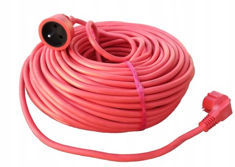 PRZEDŁUŻACZ BUDOWLANY OGRODOWY 50M 3X2,5MM WZMACNIANY KOSIARKI GRUBY