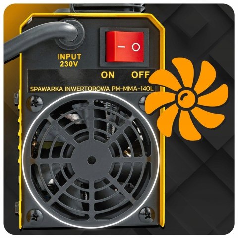 SPAWARKA INWERTOROWA INWERTEROWA LCD MMA 140A IGBT HOT START ANTI STICK VRD