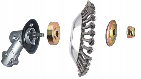 SZCZOTKA DO CZYSZCZENIA KOSTKI BRUKOWEJ DRUCIANA SKRĘCANA 200x25,4 - Wertis