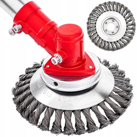 SZCZOTKA DO CZYSZCZENIA KOSTKI BRUKOWEJ SZCZOTKA DO KOSY NA CHWASTY DRUCIAK