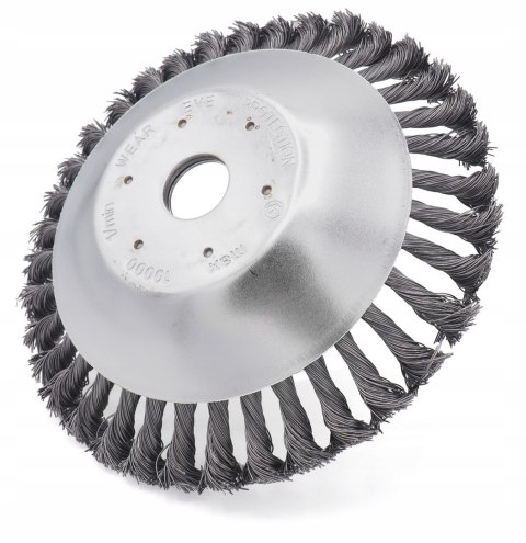 SZCZOTKA DO KOSY SPALINOWEJ SZCZOTKA DRUCIANA DO KOSY TARCZA NA CHWASTY