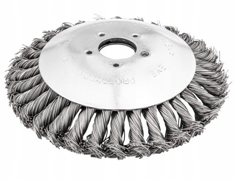 SZCZOTKA DRUCIANA DO KOSY PODKASZARKI SPALINOWEJ GŁOWICA 200mm 25,4MM