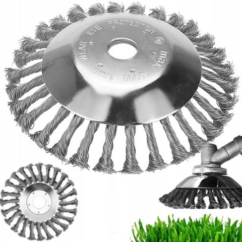 SZCZOTKA DRUCIANA DO KOSY SPALINOWEJ GŁOWICA 200mm