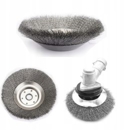 SZCZOTKA MIĘKKA DRUCIANA 200x25,4 TARCZA DO KOSY