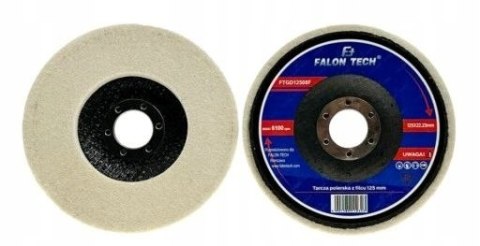 TARCZA POLERSKA FILCOWA FILC LAMELKA 125mm x 6mm