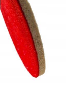 TARCZA POLERSKA FILCOWA NA RZEP ALUMINIUM METAL INOX 125mm x10mm