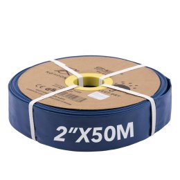 WĄŻ GUMOWY STRAŻACKI MOCNY DO WODY SZAMBA POMP 50M 2