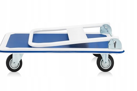WÓZEK PLATFORMOWY TOWAROWY SKŁADANY TRANSOPORTOWY MAGAZYNOWY 300KG 90x60cm