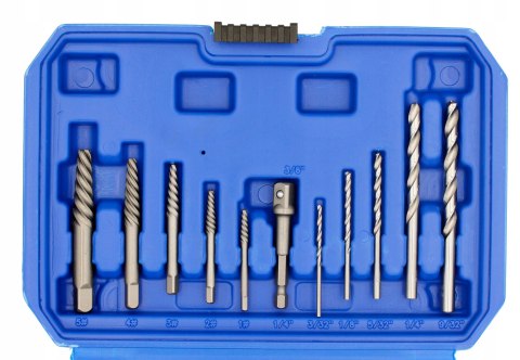 WYKRĘTAKI DO ZERWANYCH URWANYCH ŚRUB / SZPILEK I NAKRĘTEK 26 ELEMENTÓW