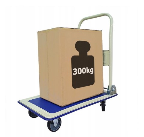 Wózek magazynowy towarowy składana PLATFORMA TRANSPORTOWA ładowność 300kg