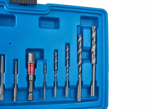 Wykrętaki do zerwanych urwanych śrub szpilek przecinak nakrętek 26 sztuk