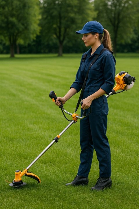 6KM KOSA SPALINOWA PODKASZARKA KOSIARKA MOC +TARCZA +GŁOWICA +SZELKI +ŻYŁKA