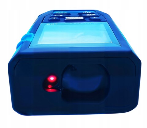 DALMIERZ LASEROWY MIERNIK ODLEGŁOŚCI CYFROWY 50M poziomica KĄTOMIERZ