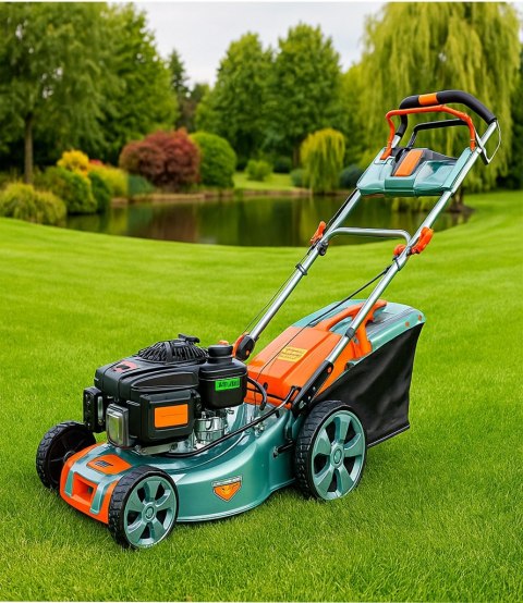 KOSIARKA SPALINOWA DO TRAWY MOCNA LEKKA ZWROTNA KOSA PODKASZARKA 41cm 5KM