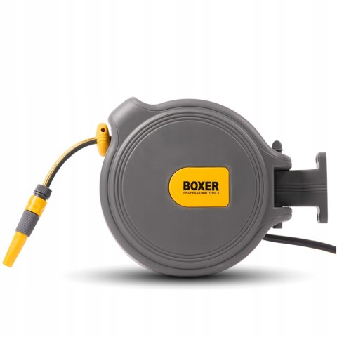 MOCNY AUTOMATYCZNY BĘBEN ZWIJACZ NA WĄŻ OGRODOWY NAŚCIENNY ZWIJAK 1/2 20m