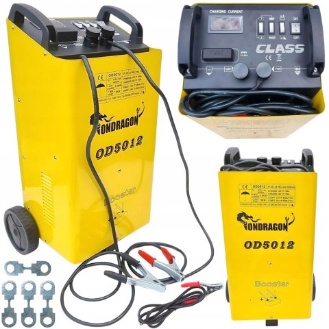 PROSTOWNIK AKUMULATOROWY Z ROZRUCHEM 850A 12/24V ŁADOWARKA SAMOCHODOWY MOC