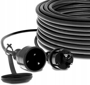 PRZEDŁUŻACZ BUDOWLANY OGRODOWY 3 x 2,5mm 30m GRUBY