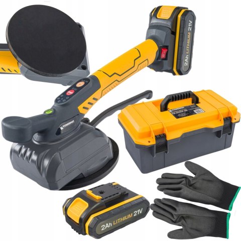 PRZYSSAWKA WIBRUJĄCA DO UKŁADANIA PŁYTEK WIBRATOR DO POZIOMOWANIA 2XAKU 21V