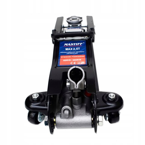 Podnośnik SAMOCHODOWY Żaba Lewarek 2,5T Guma NISKI NISKOPROFILOWY 2500KG