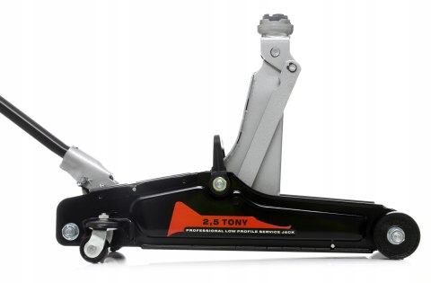 Podnośnik SAMOCHODOWY Żaba Lewarek 2,5T Guma NISKI NISKOPROFILOWY 2500KG