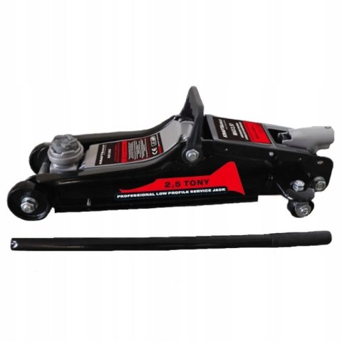 Podnośnik SAMOCHODOWY Żaba Lewarek 2,5T Guma NISKI NISKOPROFILOWY 2500KG