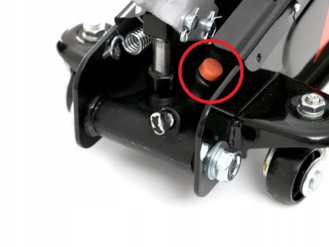 Podnośnik SAMOCHODOWY Żaba Lewarek 2,5T Guma NISKI NISKOPROFILOWY 2500KG