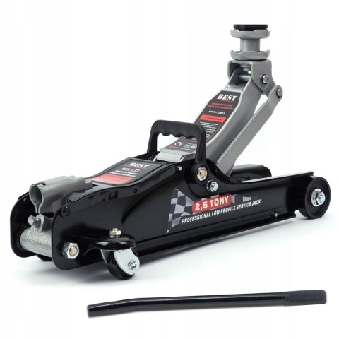 Podnośnik SAMOCHODOWY Żaba Lewarek 2,5T Guma NISKI NISKOPROFILOWY 2500KG