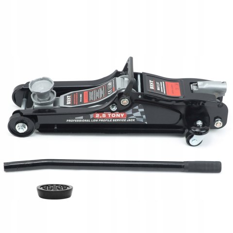 Podnośnik SAMOCHODOWY Żaba Lewarek 2,5T Guma NISKI NISKOPROFILOWY 2500KG