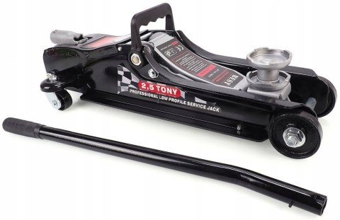 Podnośnik SAMOCHODOWY Żaba Lewarek 2,5T Guma NISKI NISKOPROFILOWY 2500KG