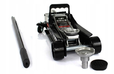 Podnośnik SAMOCHODOWY Żaba Lewarek 2,5T Guma NISKI NISKOPROFILOWY 2500KG