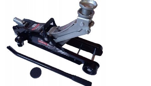 Podnośnik SAMOCHODOWY Żaba Lewarek 2,5T Guma NISKI NISKOPROFILOWY 2500KG