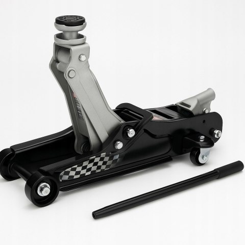 Podnośnik SAMOCHODOWY Żaba Lewarek 2,5T Guma NISKI NISKOPROFILOWY 2500KG