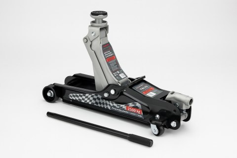 Podnośnik SAMOCHODOWY Żaba Lewarek 2,5T Guma NISKI NISKOPROFILOWY 2500KG