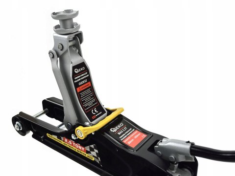 Podnośnik SAMOCHODOWY Żaba Lewarek 2,5T Guma NISKI NISKOPROFILOWY 2500KG