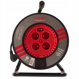 Pp 25m 3x2,5 PRZEDŁUŻACZ BĘBNOWY NA BĘBNIE ZWIJAK