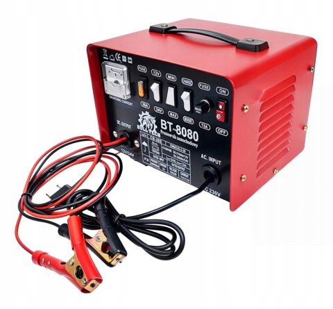 ROZRUCH 12/24V PROSTOWNIK SAMOCHODOWY Z ROZRUCHEM DO ŁADOWANIA MOCNY 24A