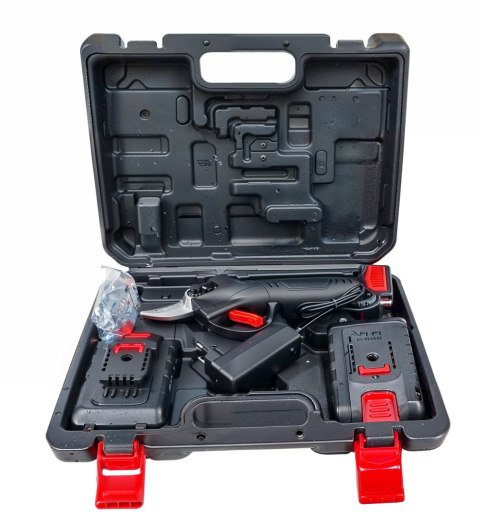 SEKATOR AKUMULATOROWY DO KRZEWÓW GAŁEZI DRZEW NOŻYCE DO ŻYWOPLOTU 48V MOCNY