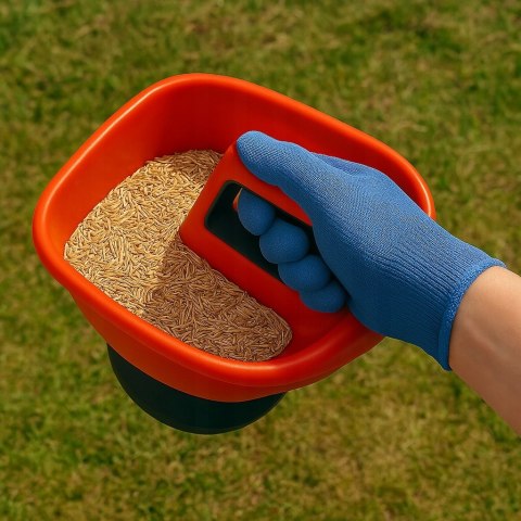 SIEWNIK AKUMULATOROWY ROZSIEWACZ DO NASION TRAWY NAWOZU 3L AUTOMATYCZNY MOC