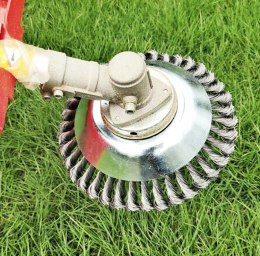 SZCZOTKA DO CZYSZCZENIA KOSTKI BRUKOWEJ SZCZOTKA DO KOSY NA CHWASTY DRUCIAK