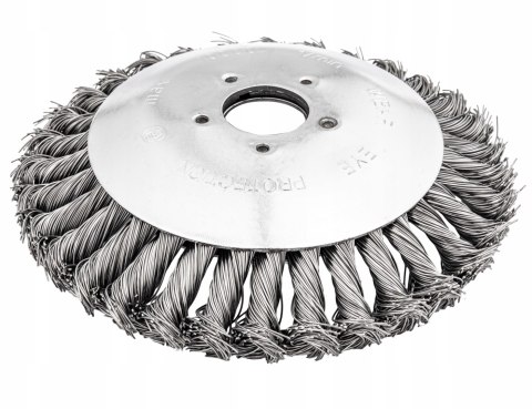 SZCZOTKA DRUCIANA DO KOSY PODKASZARKI SPALINOWEJ GŁOWICA 200mm 25,4MM