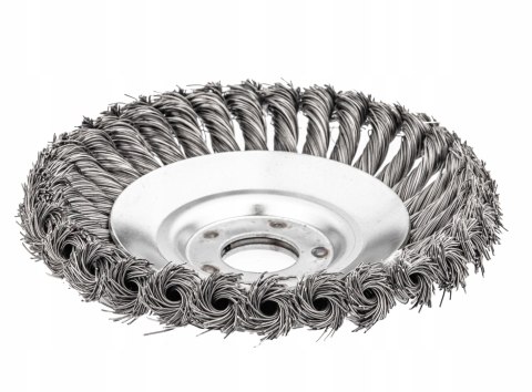 SZCZOTKA DRUCIANA DO KOSY PODKASZARKI SPALINOWEJ GŁOWICA 200mm 25,4MM