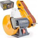 SZLIFIERKA STOŁOWA KAMIENIOWA TAŚMOWA 2W1 PODWÓJNA 1850W