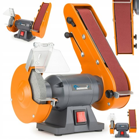 SZLIFIERKA STOŁOWA TAŚMOWA KAMIENIOWA 2W1 2950 OBROTÓW MOCNA 2650W